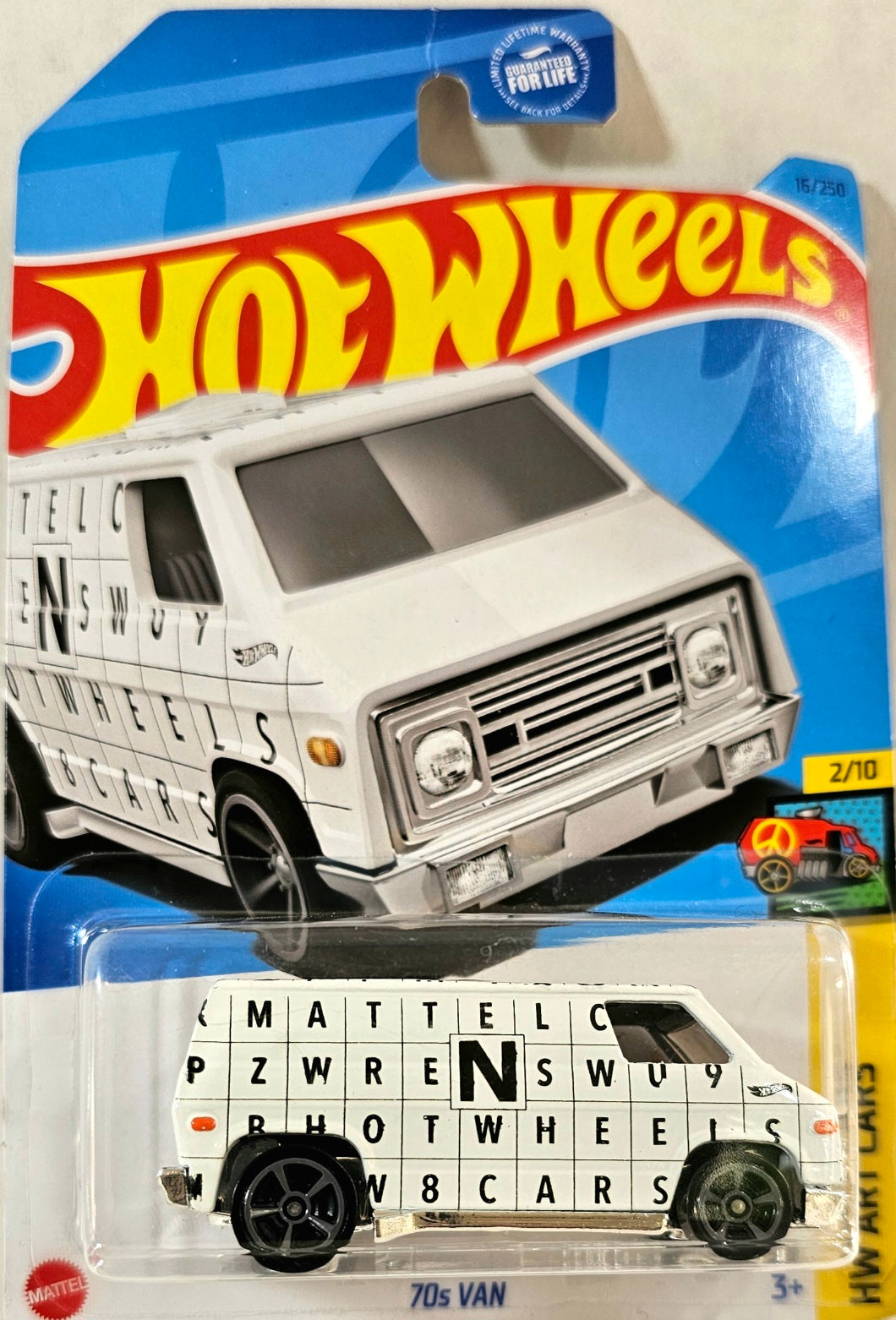 Hot Wheels White 70s Van 2023