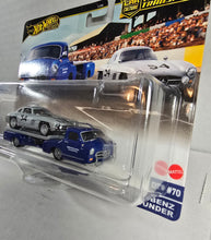 Load image into Gallery viewer, Hot Wheels Team Transport Mercedes Benz 300 SL &amp; 55 Blaues Wunder 2024
