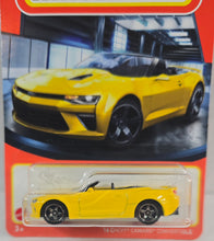 Load image into Gallery viewer, Matchbox Yellow 16 Chevy Camaro Convertible 2023
