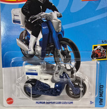 Load image into Gallery viewer, Hot Wheels Blue Honda Super Cub Custom 2023
