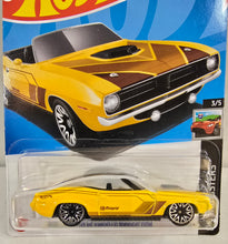 Load image into Gallery viewer, Hot Wheels Yellow 70 Plymouth Barracuda 2024
