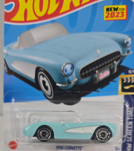 Load image into Gallery viewer, Hot Wheels Blue 1956 Corvette 2023
