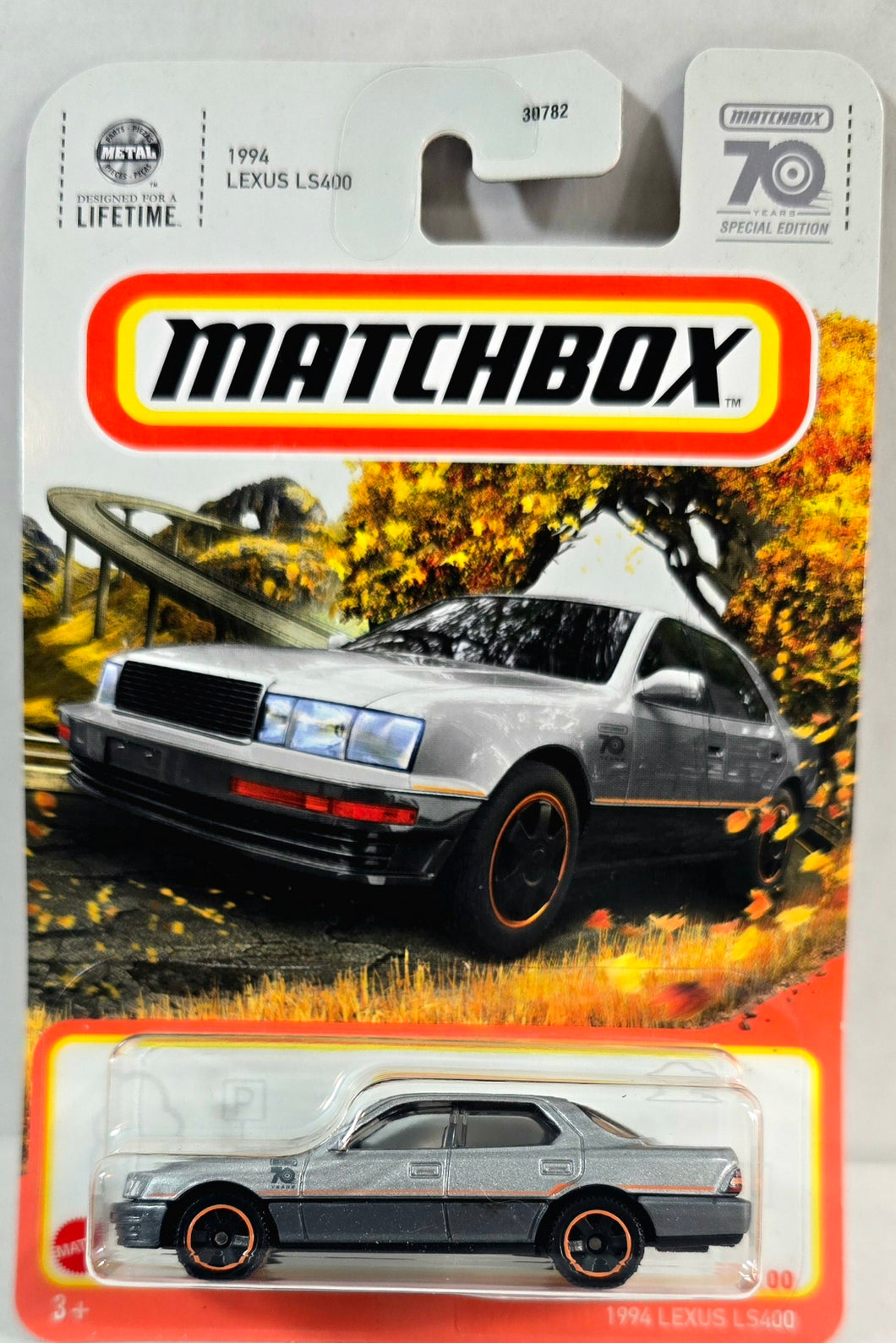 Matchbox 1994 Lexus LS 400 70th Card

