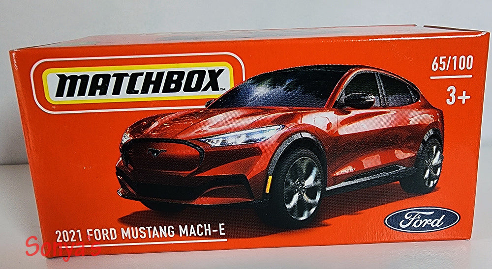 Matchbox Power Grabs 2021 Ford Mustang Mach-E 2023 – Sonya's Diecast