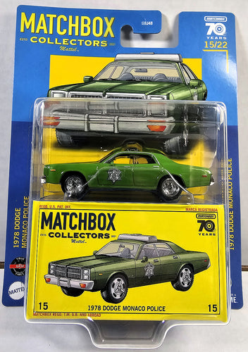 Matchbox 1978 Dodge Monaco Police