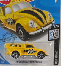 Load image into Gallery viewer, Hot Wheels Yellow Mooneyes 49 Volkswagen Beetle Pickup 2020
