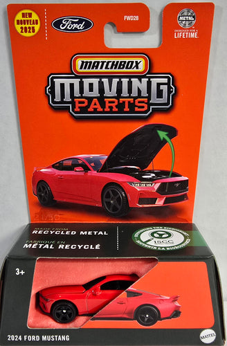 Matchbox Moving Parts Red Mustang