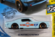 Load image into Gallery viewer, Hot Wheels Gulf 65 Mustang 2+2 Fastback 2020
