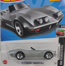 Load image into Gallery viewer, Hot Wheels Silver 72 Stingray Convertible 2023
