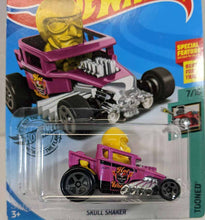 Load image into Gallery viewer, Hot Wheels Pink Skull Shaker 2021
