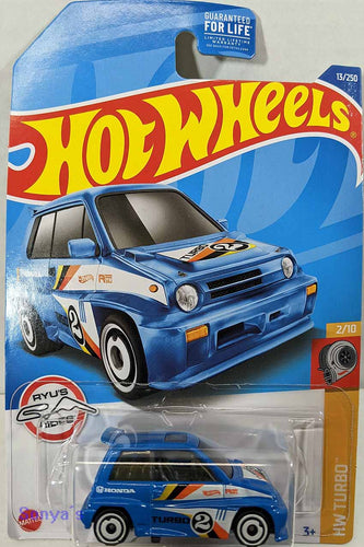 Hot Wheels Blue 85 Honda City Turbo II 2022