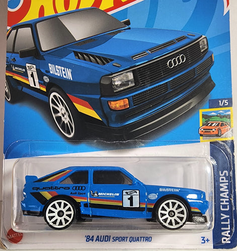 Hot Wheels 84 Audi Sport Quattro